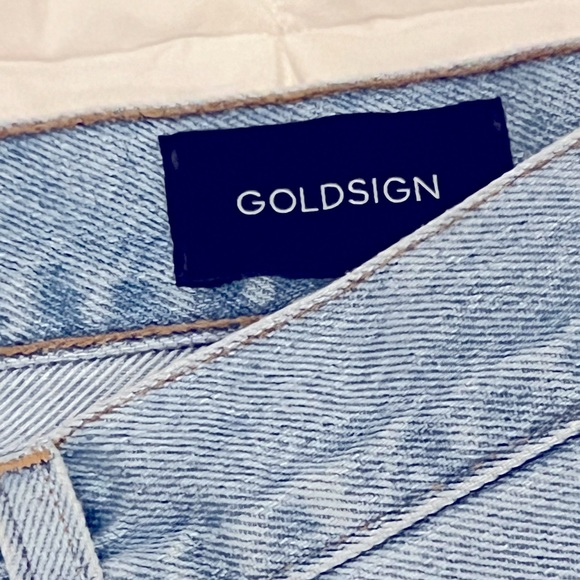 GOLDSIGN Jeans size 25 light wash - Picture 2 of 7